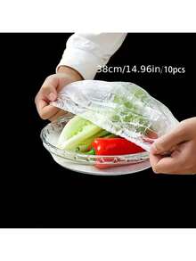 50 miếng màng bọc nhựa trong suốt cỡ lớn dùng một lần, thích hợp để bảo quản và sắp xếp đồ ăn nhẹ, rau củ và bánh mì, màng bọc khay bánh mì, có 3 kích cỡ. - Nhiều màu - Xem 16