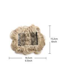 S-Noilite Pince à cheveux synthétique grande taille, accessoires de coiffure pour femmes, rajouts de cheveux, postiche de dessus - Multicolore - Voir 5