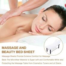 190 X 80 Cm Solid Color Beauty Bed Sheet, Elastic Massage Spa Therapy Universal Bed Cover - Multicolor - View 6