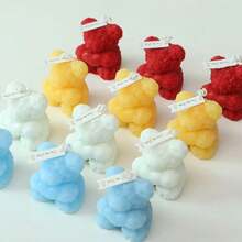 Cute Little Gift Rose Bear Scented Candle Girlfriend Birthday Gift Valentine's Day Bear Shape Scented Candle - Rose Bear Scented Candle - View 2