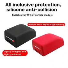 1pc Scratch-Resistant Silicone Car Seat Belt Buckle Cover Car Safety Accessory Protector For All Car Models - SPORT-r - View 4