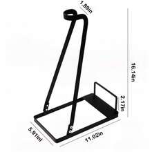 1pc Japanese-Style Minimalist Living Room Wall-Mounted Vacuum Cleaner Holder & Storage Rack, Bathroom Organizer - Multicolor - View 9