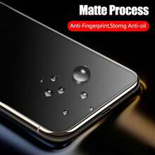 Yezodawee 3pcs Matte Ceramic Privacy Screen Protector, Compatible With IPhone 17 Pro Max/17 Pro/17/Air/16 Pro Max/16/16 Pro/16 Plus/14 Pro Max, 9H+ Scratch-Resistant, Sensitive Touch, Compatible With Phone Cases, Includes Cleaning Kit, High-Quality 9H+ Ceramic Film - Black - View 5