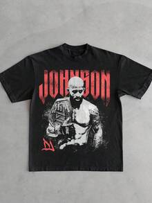 Camiseta de Demetrious Johnson U1FC, Regalo para Fanáticos de MMA - Negro 5 - Ver 6