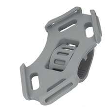 1个通用硅胶自行车车把手机支架摩托车GPS支架安全托架，适用于4.3至6英寸手机，安装简便 - 彩色 - 查看 11