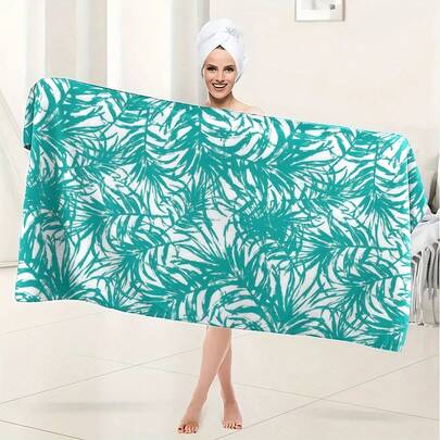 这款印花图案的高品质超细纤维浴巾/沙滩巾采用速干、轻盈、柔软的面料制成，是浴室必备品，也是居家生活的好帮手。它非常适合浴室、游泳、露营、健身、旅行和瑜伽等场合，是理想的旅行伴侣和健身毛巾。