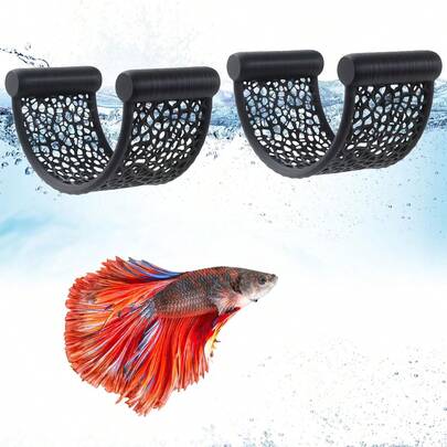 1pc Floating Betta Hammock Leaf Bed - Resting Platform For Betta Fish, Shrimp And Small Fish, Suitable For Nano Aquariums And Low Flow Environments