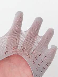 5 pares de calcetines invisibles de mujer para el verano, de malla transpirable y silicona antideslizante - Multicolor - Ver 8