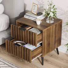 Nightstands - Walnut + MDF - View 5