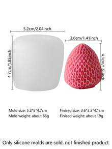 Orange | Lemon | Strawberry | Blueberry | Raspberry | Lemon Slice | Mango | Orange Segment 3D Silicone Mold, DIY Candle Making Kit For Beginners, Easy To Make Scented Candles, Home Decor & Gift - Fruit Molds - View 18