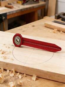 A Multifunctional Compass Used By Professional Carpenters! The Heavy-Duty Aluminum Structure Is Durable, And It Includes A Complete Set Of Triangle Ruler And Marking - One Size - View 5