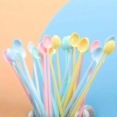 30pcs Random Color Plastic Vinyl Alcohol Mixing Sticks - For Jewelry Making, DIY Crafts And Resin Spatulas - Easy To Clean, Durable Stirrers For Silicone Molds And Resin Projects, Jewelry Supplies | Colored Spatulas | Plastic Vinyl Alcohol Rods, Jewelry Accessories