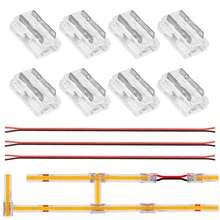9-In-1 Light Strip Connector, Transparent No Soldering Required - Transparent - View 1