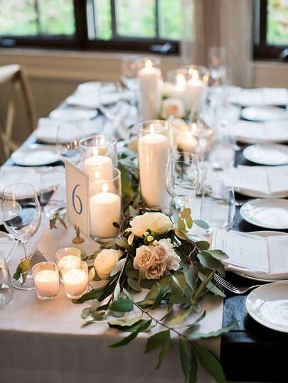 1 pieza Soporte de vela flotante de vidrio transparente, soporte de vela de columna ultra delgada de vidrio borosilicato, resistente al calor, jarrón alto, decoración de ambiente romántico de cena a la luz de las velas - Día de San Valentín, boda, fiesta festiva, centro de mesa (la vela se puede comprar por separado)