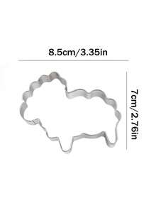 1pc Stainless Steel Small Sheep Cookie Cutter, Fruit Cake Mold, Fondant Biscuit Baking Tool - View 8