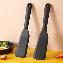 Silicone Baking Spatula With Flat Bottom Design, Suitable For Cooking Cookies, Baking, Mini Non-Stick Pans, Frying Eggs, Pancakes, Mini Food Pots, Small Frying Pans - Multicolor - View 11