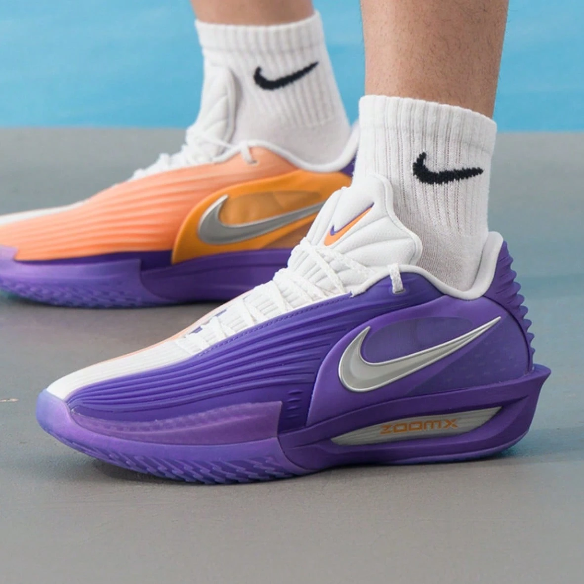 Morado/Blanco/Naranja