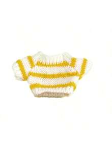 New Striped Knit Sweater Suitable For 17cm Plush Keychain Pendant Doll Clothes - Multicolor - View 11