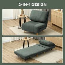 Futon - Verde - Visualizzare 5