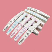 Bộ 5/10 dũa móng tay hình lưỡi liềm, dũa móng tay hai mặt chuyên nghiệp kèm thước đo độ dài móng, dụng cụ mài móng đơn giản, phù hợp cho các tiệm làm móng. - Nhiều màu - Xem 5