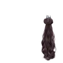 Korean Style Layered Curly Ponytail Clip-In Hair Extension, Natural Looking Synthetic Hair Ponytail HA2873 - Multicolor - View 7