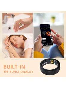 2026 Upgraded Waterproof Smart Ring, Wireless Connection, Multiple Sports Modes, Lightweight As A Feather, Sleep Mode, Pedometer, Comfortable Design, Ideal Gift For Friends - View 2
