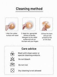 Bikini Swimsuit Bras With Triangle Self-Adhesive Thickened Sponge Pads, Swimsuit Bra Sponge Pads And Bra Inserts For Small Bust Enhancement, Removable Sponge Triangle Pads, Seamless And Invisible. - Multicolor - View 7