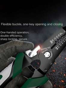 Manual Wire Stripper, Multi-Functional Wire Puller, Mini Household Wire Cutter, Wire Stripping Pliers, Peeling Pliers, Electric Wire Pliers - Multifunctional - View 6