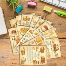 36 Stücke Vintage Dessert Rezeptkarten, illustrierte Schritt-für-Schritt-Anleitungen für Kuchen, Torten, Mousse & klassische Backwaren, Dessert-Backreferenzkarten - perfekt für Heimbäcker und Feinschmecker - A - Übersicht 6