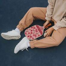 Juego de raquetas de pickleball para principiantes adultos, ligero, incluye 2 pelotas de pickleball, raqueta de pickleball de moda como regalo para el deporte - Beis - Ver 3