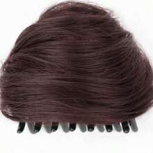 猫耳假发发髻发夹，蓬松假发髻发饰，可爱甜美双发髻发夹，假发环双发髻发型，角色扮演猫咪花苞头饰 HA2770 - 彩色 - 查看 14