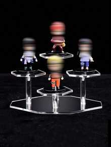 Transparent Acrylic Cake Stand, Wedding Party Birthday Dessert Display Holder, Baking Rack - Clear - View 3