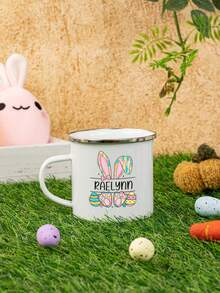 1 chiếc cốc tráng men Phục Sinh cá nhân hóa với hình thỏ, có thể tùy chỉnh tên, quà tặng Phục Sinh độc đáo cho gia đình và bạn bè, cốc, quà tặng cho nữ, quà tặng Phục Sinh, quà tặng cá nhân hóa. - Nhiều màu - Xem 10