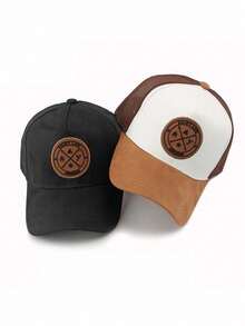 1pc New Pattern Baseball Truck Driver Hat, Versatile Sun-Shading Cap, Casual Baseball Cap - Patterned Bat Hat - View 2