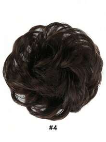 6 Inch Fluffy Bun Wig, With Elastic Hair Band, High Temperature Fiber, Suitable For All Occasions - Multicolor - View 23