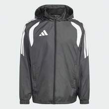 Adidas Men's TIRO26L WB Jacket, Woven Hooded Jacket JY9733 - Black - View 2