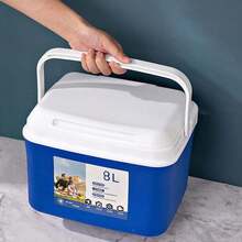 Juego de Mini hieleras. 2 piezas. Hieleras pequeñas para camping, salidas, excursiones, viajes, días de campo. Tus bebidas frías y frescas por mayor tiempo. Azul o Rojo. 3.6L y 8L - Multicolor - Ver 8