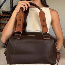 KS Karla Samenho cosmetics and accessories KS Berlin Women's Shoulder Tote Bag With Large Crossbody Strap - 咖啡棕 - 查看 2