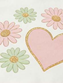 40pcs/Pack Disposable Heart-Shaped Printed Napkins, 3-Ply Thickened Placemats, Disposable Birthday Party Tableware, 10*10 Inch Napkins, Suitable For Home, Valentine's Day, Wedding, Easter Party, Back To School - Multicolor - View 6