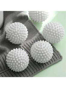 5个可重复使用的洗衣球 - 衣物柔顺剂、除球、防皱、无需用电，简约春夏必备 - 彩色 - 查看 3