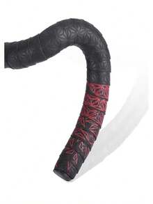 2Pcs Anti-Slip Handlebar Tape PU Road Bike Shock Absorption Handle Bar Tape With Bar End Plugs For Bicycle Racket Cycling Tools - Đỏ - Xem 9