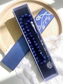 1pc 33pcs 10mm Muslim Prayer Beads Tasbih Bracelet, High Quality Gift Box Packaging, Ideal Gift For Halloween, Christmas - Multicolor - View 8