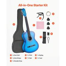 Guitarras - 960 mm (azul) - Ver 7