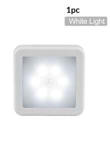 1/3/6pcs Smart Motion Sensor LED Night Light, Staircase Bedside Sensor Night Light, Wardrobe Closet Sensor Light, Bathroom Sensor Light,Cabinet Light - 白色 - 查看 13