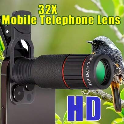 32x Professional Telephoto Lens, Perfect Gift For Photography Enthusiasts