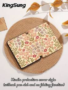 Kingsung Ốp bảo vệ máy tính bảng họa tiết hoa lá, tương thích với iPad Air 8 (M4) 2026 (11 inch), Air 8 (M4) 2026 (13 inch), iPad Pro 11 inch (9.7/10.2/10.5/10.9/12.9 inch), thế hệ thứ 10, Galaxy Tab S6 Lite 10.4 inch, Kindle Paperwhite thế hệ thứ 12 2024, Kindle (thế hệ thứ 11) 2022, mềm mại, chống sốc, chân đế thông minh/tự động bật/tắt màn hình. - Nhiều màu - Xem 10