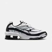 Men's NIKE SHOX RIDE 2 Athletic Casual Shoes - Black and White - View 7