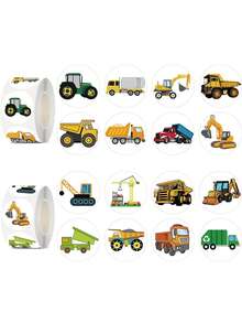 500张可爱卡通交通工具贴纸，包含工程车、救护车、飞机、火车等多种卡通图案，风格可爱有趣，适用于笔记本电脑、教室、手机壳、行李箱、滑板、杯子等，也适合用于剪贴簿、卡片和日记装饰。是教孩子认识交通工具的理想选择，也是一份很棒的礼物。 - 彩色 - 查看 6