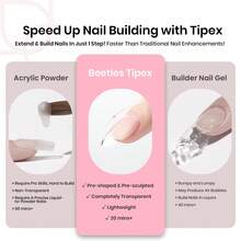 BEETLES Almond Medium 512pcs (Tipex Nail Tips) - Almond Medium 512pcs (Tipex Nail Tips) - View 4