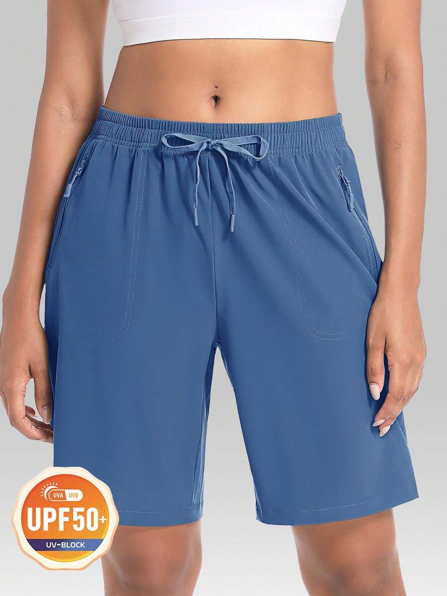 KEFITEVD Quần short leo núi nữ, nhẹ, nhanh khô, mềm mại, đẹp mắt, thích hợp chạy bộ, cắm trại, câu cá, mùa hè.